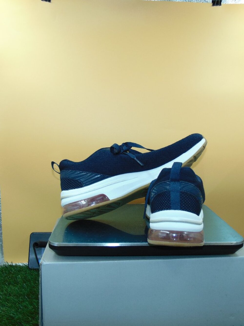 Skechers Skech-Air Dynamight Womens 9 Navy Blue Air Cushion Sneakers 12564